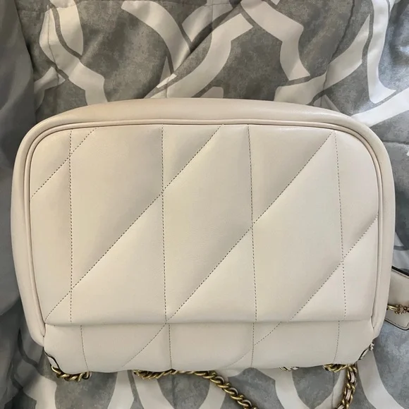 Chalk coach quilted Madison handbag